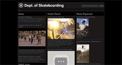 Desktop Screenshot of departmentofskateboarding.com